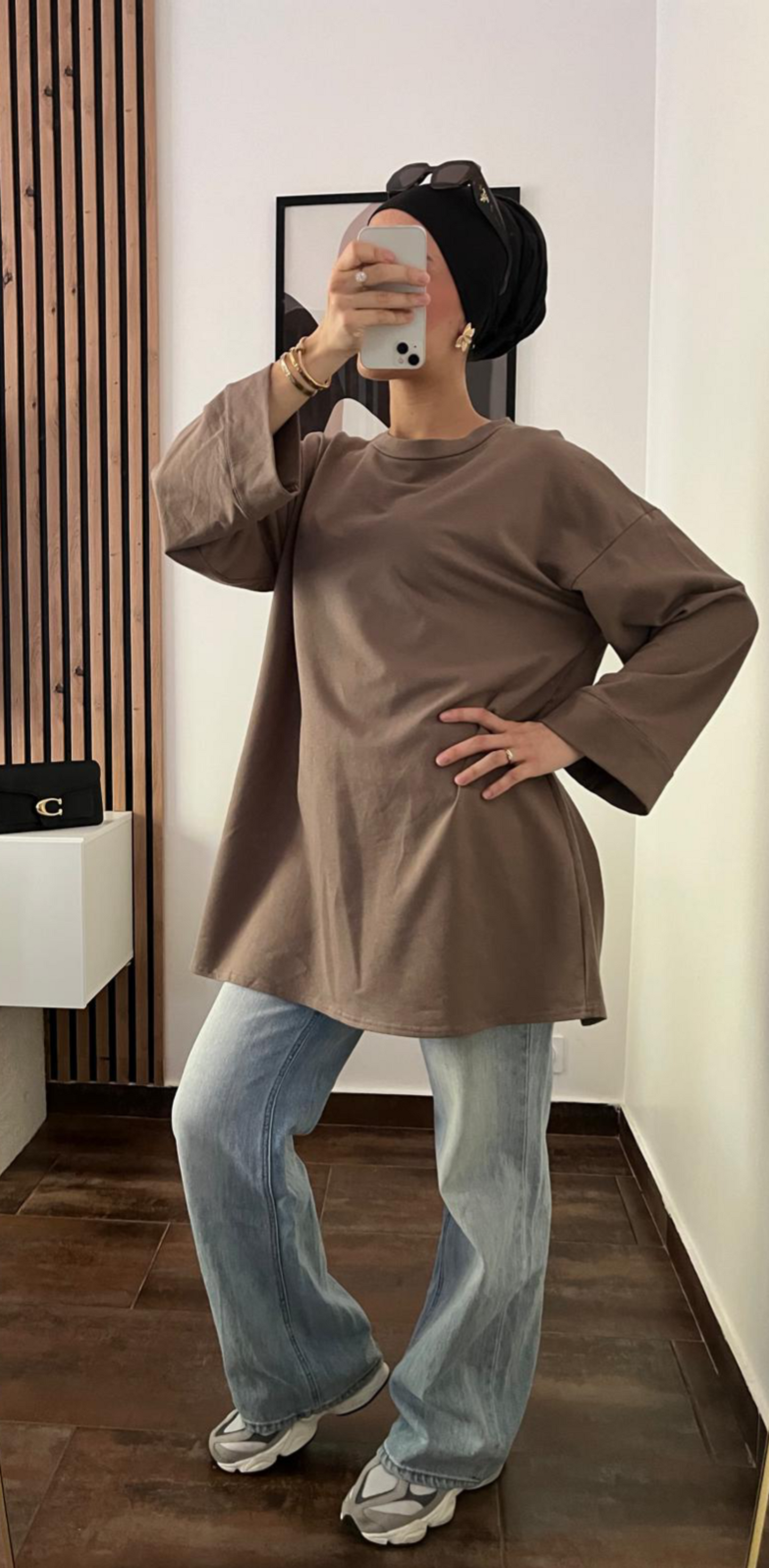 T-shirt Oversize LIA – Taupe