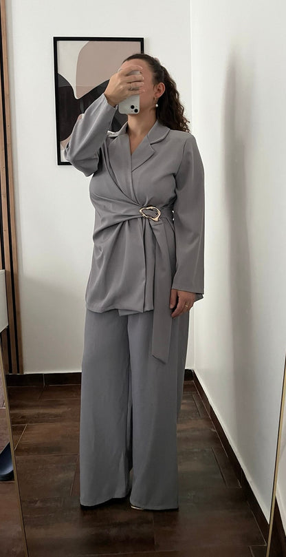 Ensemble KAÏNA Gris perle