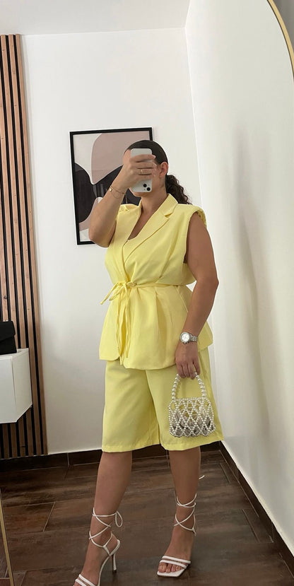 Ensemble Tailleur CLARA - Jaune