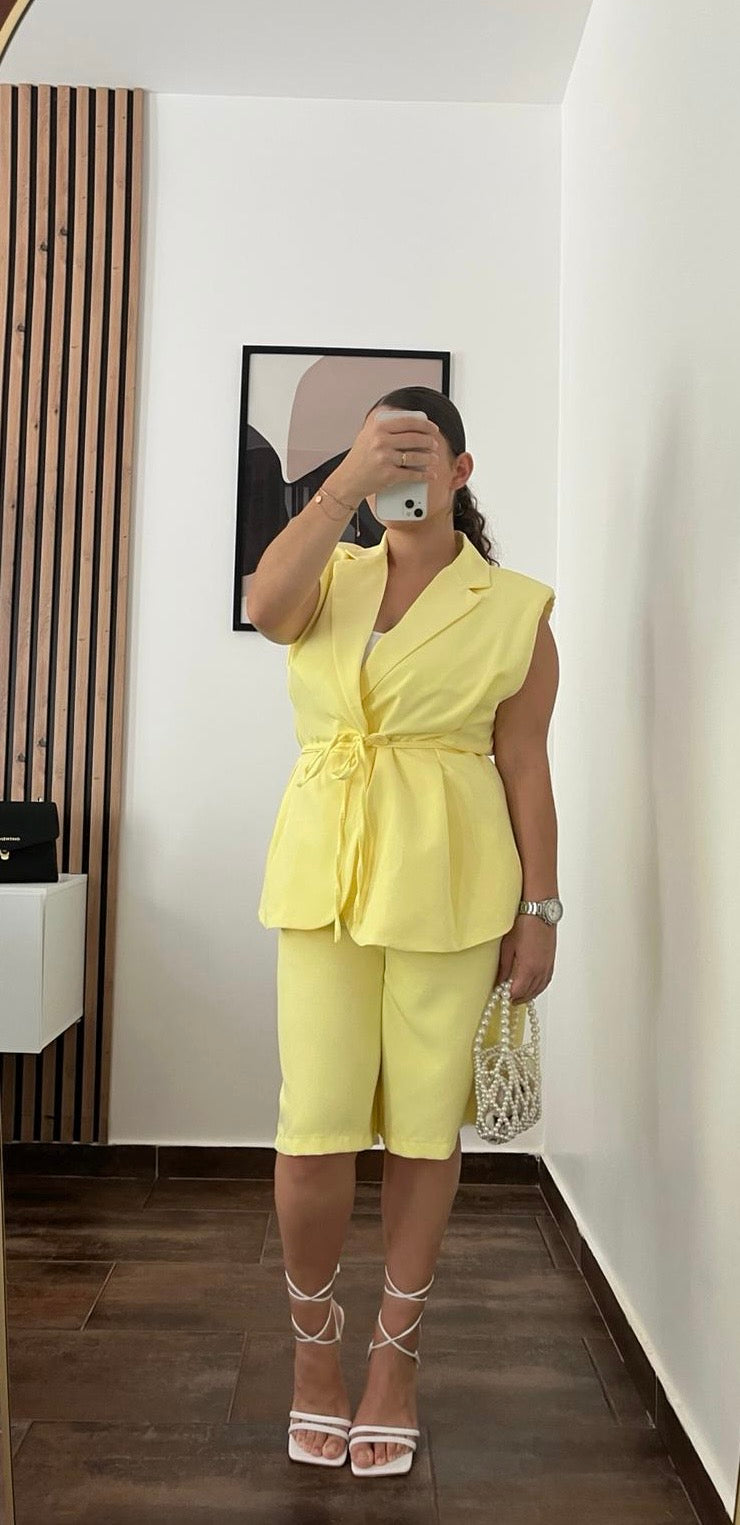 Ensemble Tailleur CLARA - Jaune