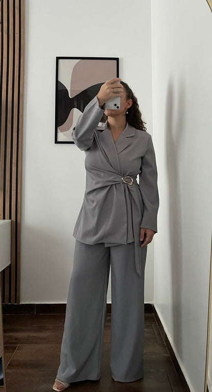 Ensemble KAÏNA Gris perle