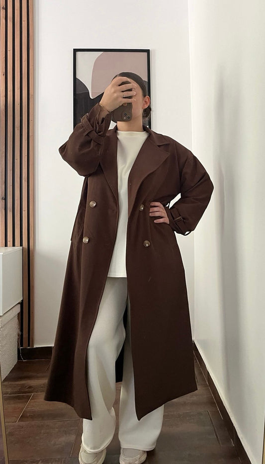 Trench JESSY Marron