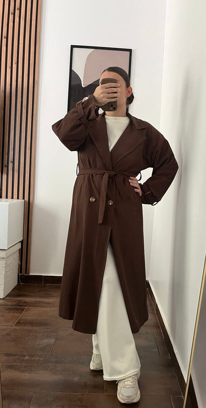 Trench JESSY Marron