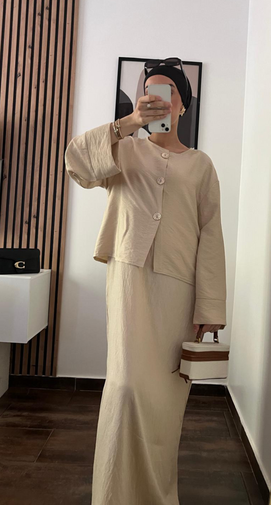 Ensemble JASMINE – Beige Épuré