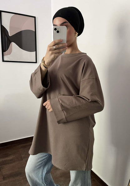 T-shirt Oversize LIA – Taupe