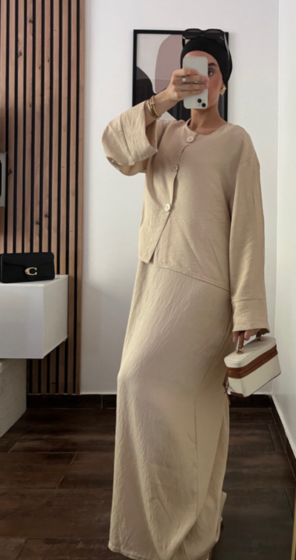 Ensemble JASMINE – Beige Épuré