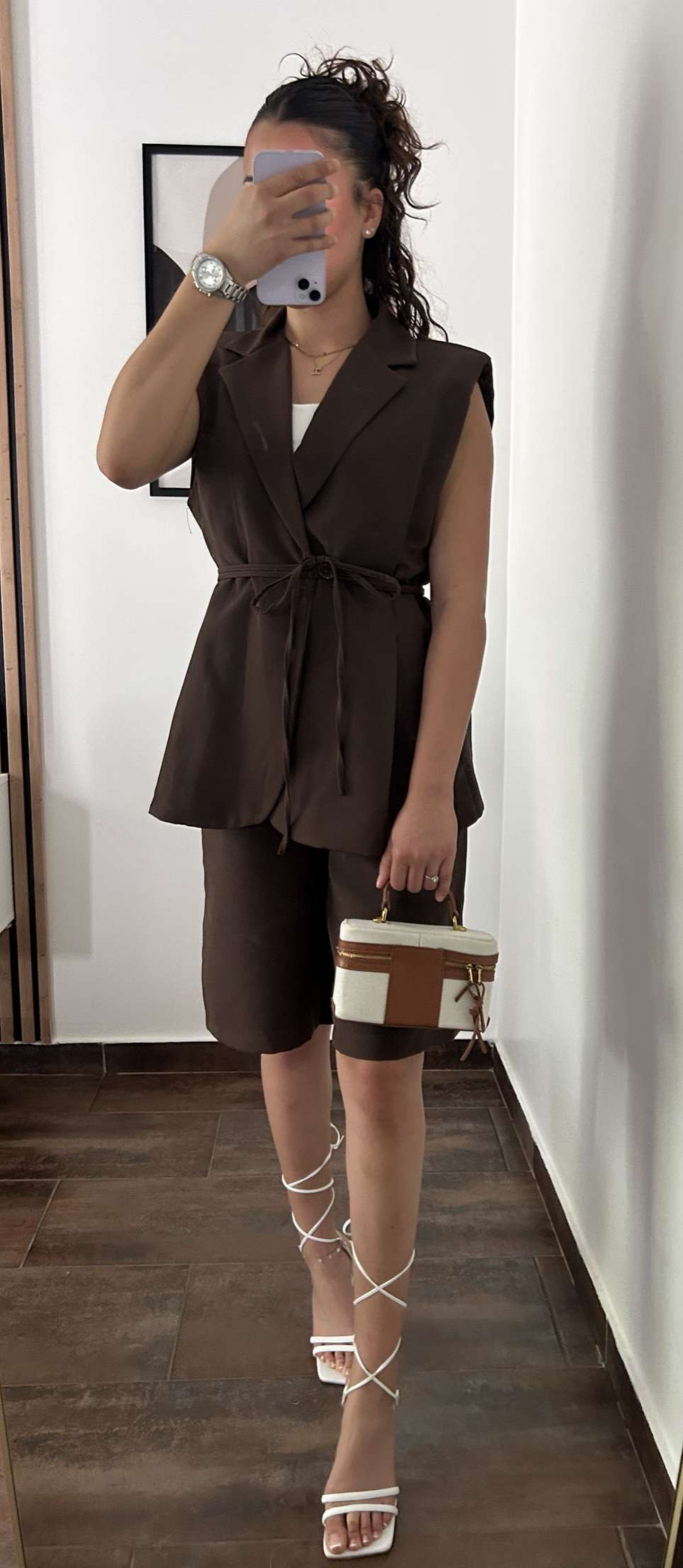 Ensemble Tailleur CLARA - Marron