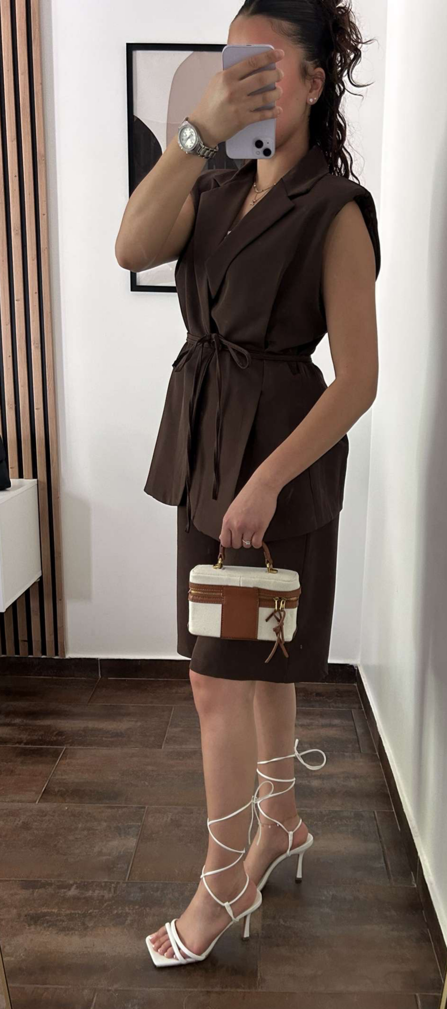 Ensemble Tailleur CLARA - Marron