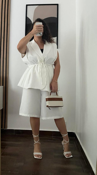 Ensemble Tailleur CLARA - Blanc