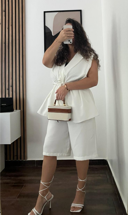 Ensemble Tailleur CLARA - Blanc