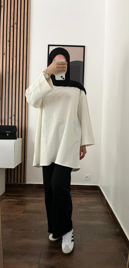 T-shirt Oversize LIA – Crème