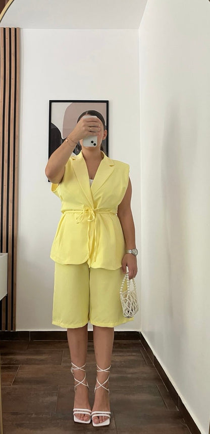 Ensemble Tailleur CLARA - Jaune