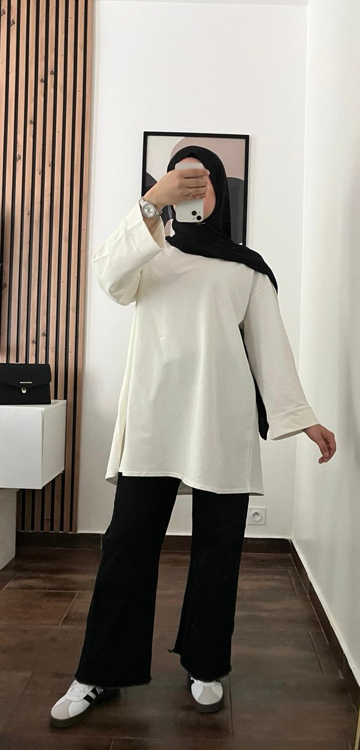 T-shirt Oversize LIA – Crème