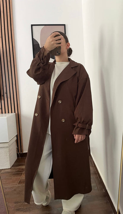 Trench JESSY Marron