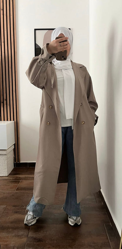 Trench JESSY Taupe